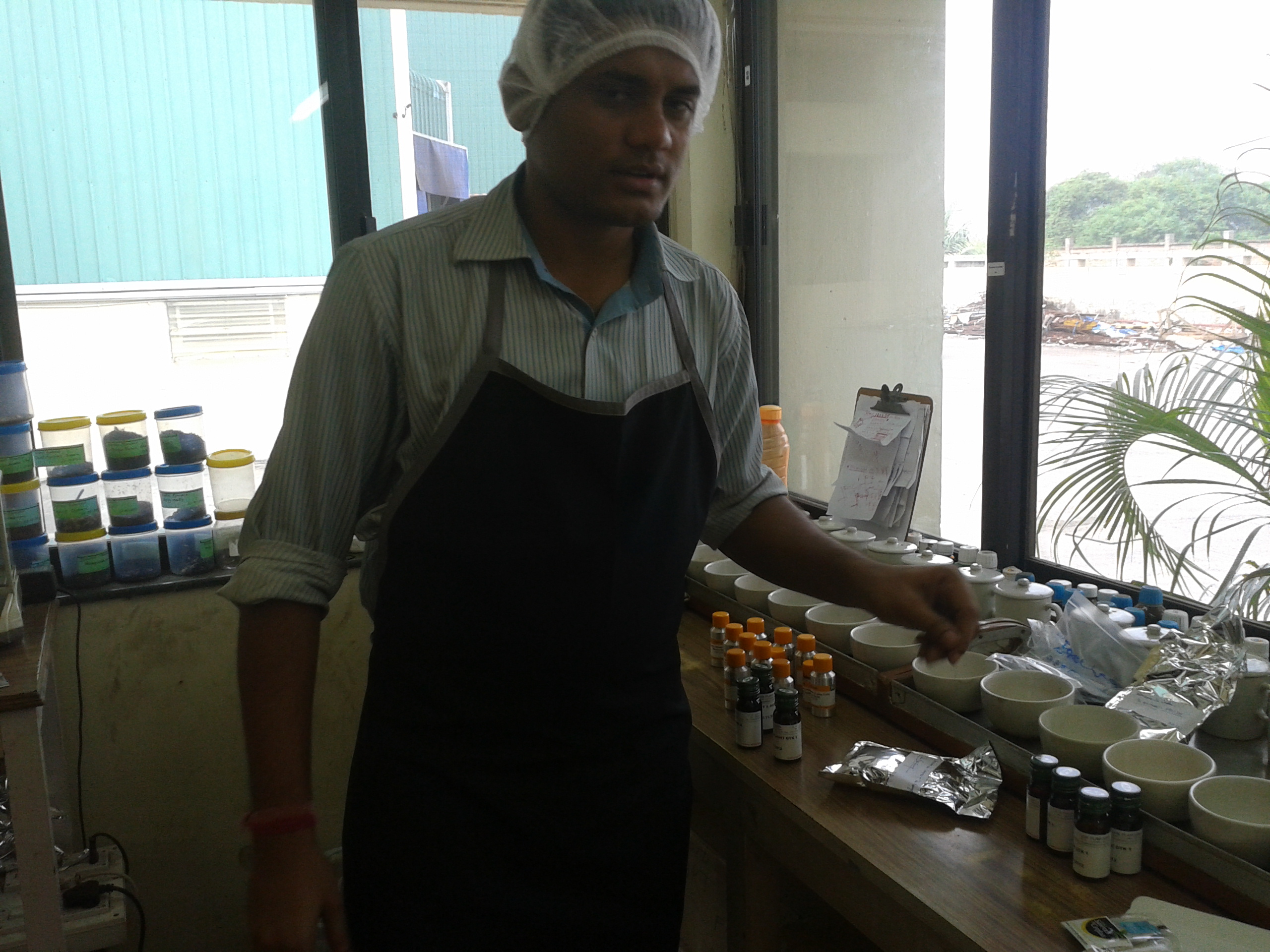 Flavour and blend development at the sample bench